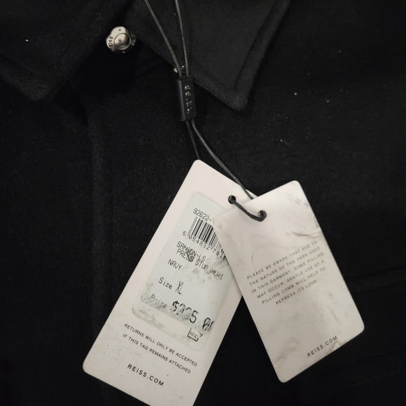 Reiss Samson Merino Wool Press Jacket SZ XL - Picture 5 of 6